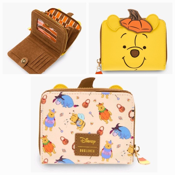 Disney Winnie the Pooh Halloween Magnetic Costumes Backpack & Corduroy WALLET! - Picture 2 of 14